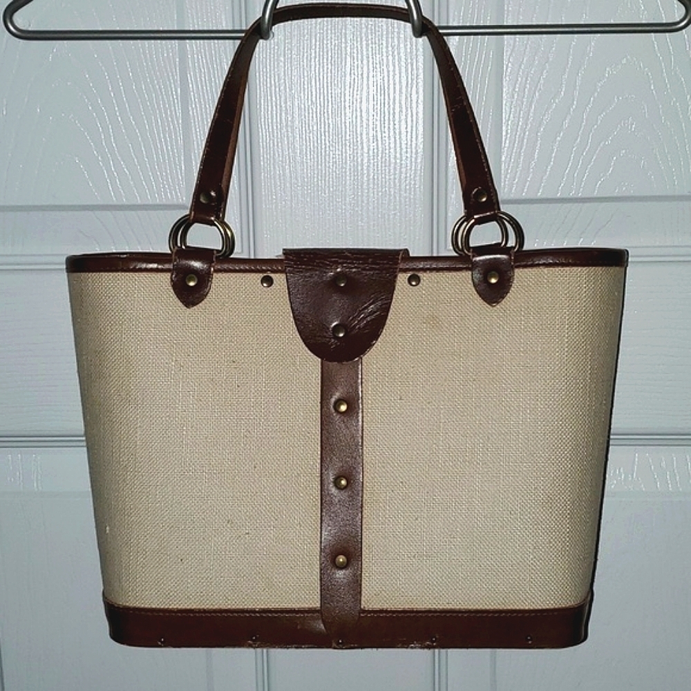 Vtg Collins of Texas Treasured Thoughts Classic Jeweled Tote Bag - Picture 15 of 16